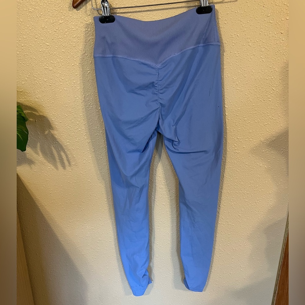 Gymshark X Whitney Simmons Collab V2 Scrunch Back Blue Legging High Rise Size M - Picture 5 of 12